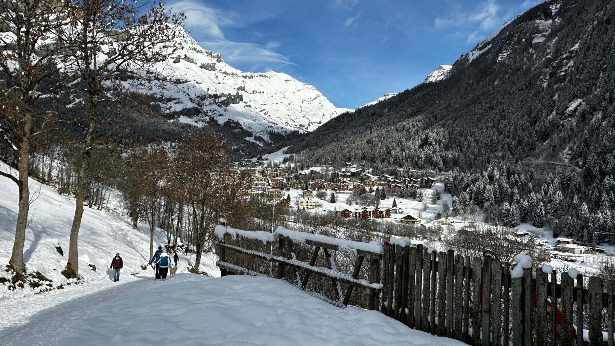 Ferienwohnung Valere B - It'S Magic Gmbh Leukerbad Exterior foto